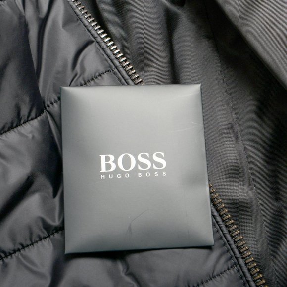 Hugo Boss Men's "Nadim4" Slim Fit Wool Two Tone Button Down Coat - Picture 8 of 8